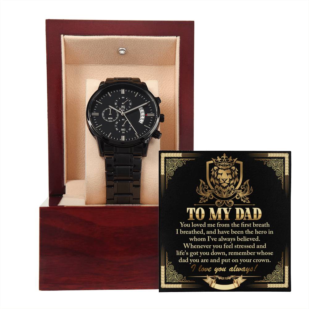 Dad Chronograph Watch - On Your Crown