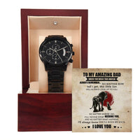 Load image into Gallery viewer, Dad Chronograph Watch - This Little Lion
