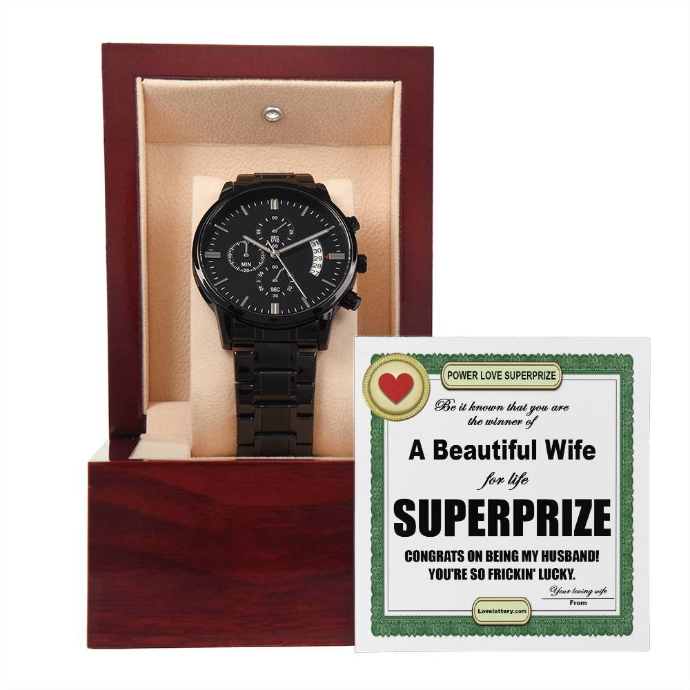 Husband Chronograph Watch - Super Prize