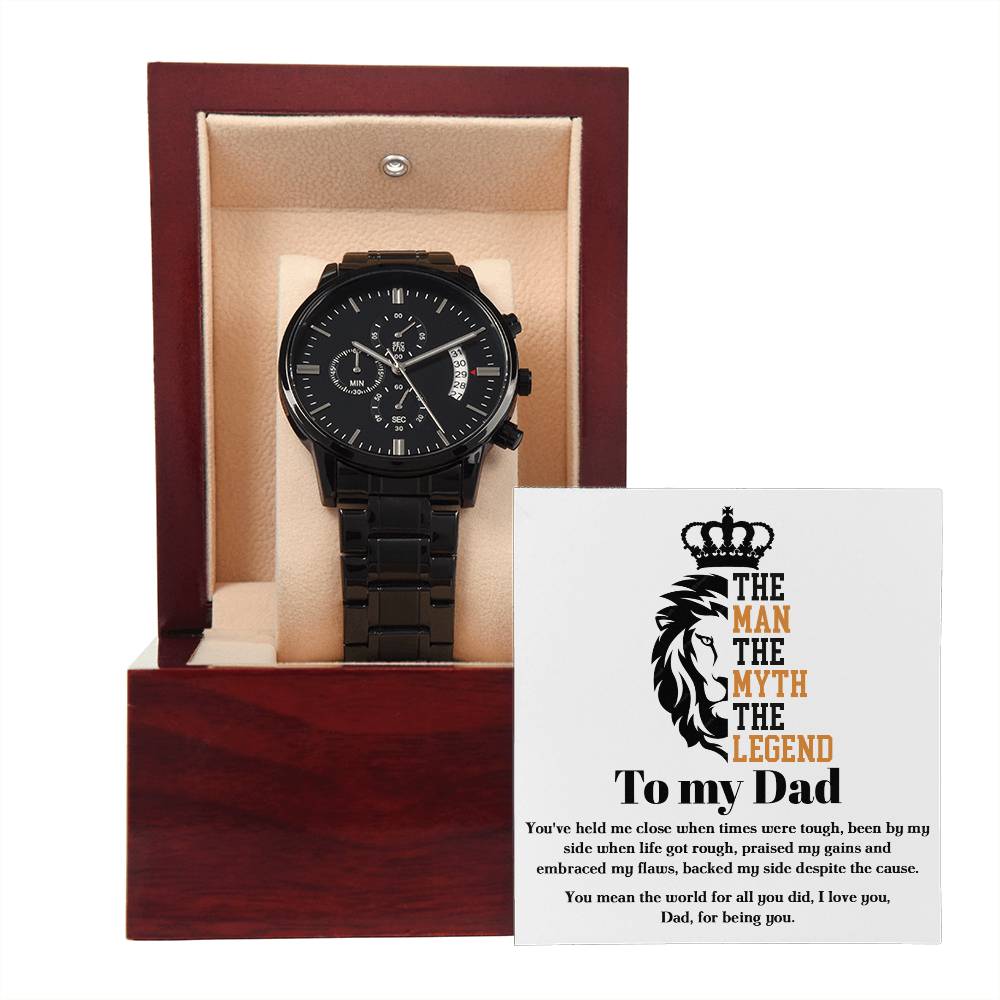 Dad Metal Chronograph Watch - Legend