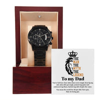Load image into Gallery viewer, Dad Metal Chronograph Watch - Legend
