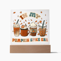 Load image into Gallery viewer, In My Pumpkin Spice Era - Acrylic Square Plaque
