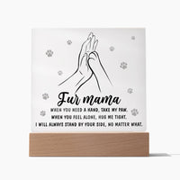 Load image into Gallery viewer, Fur Mama Acrylic Plaque - Take My Paw
