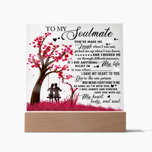 Soulmate Acrylic Plaque - I'm With You