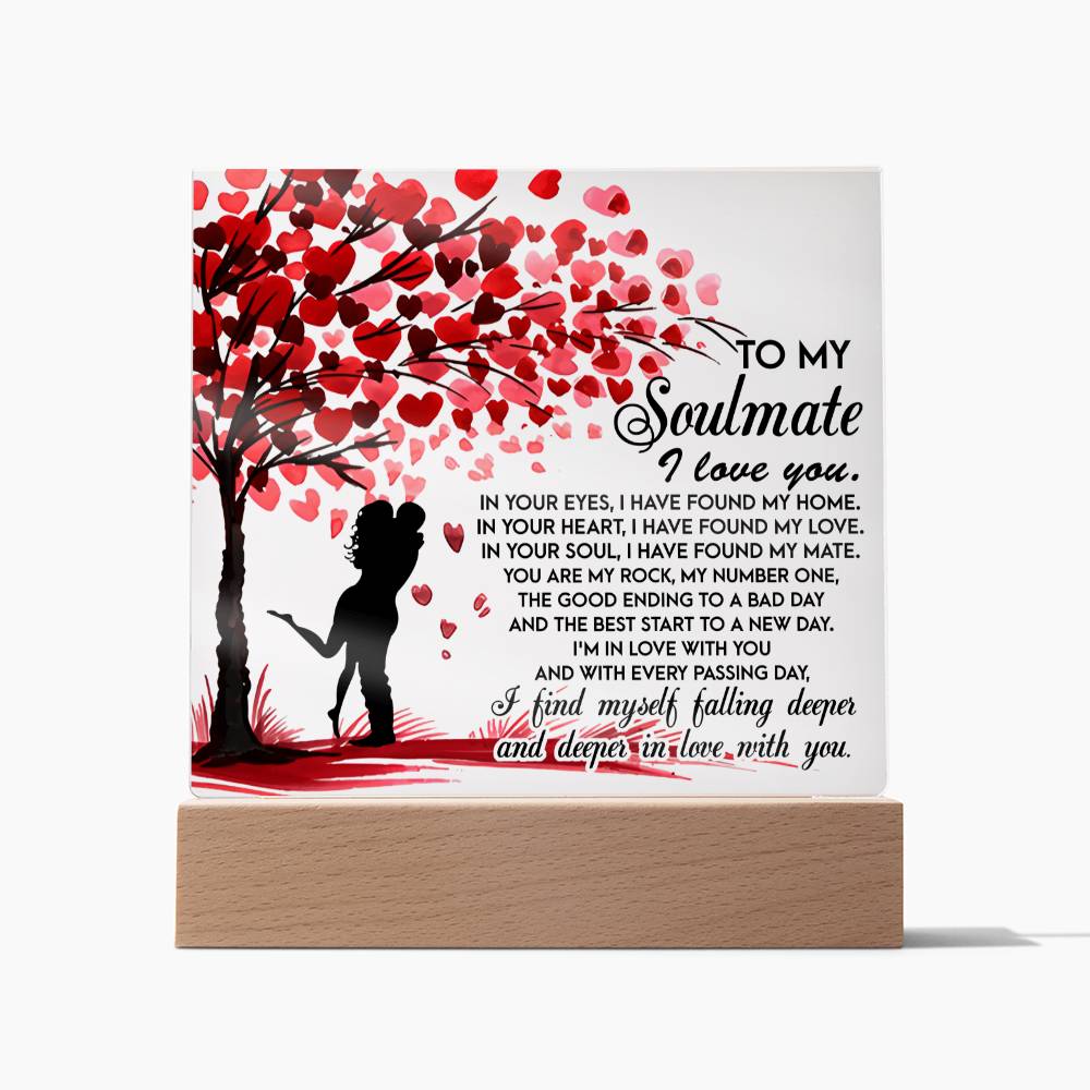 Soulmate Acrylic Plaque - Falling Deeper