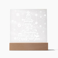 Load image into Gallery viewer, Christmas Tree - Acrylic Square Plaque

