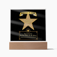 Load image into Gallery viewer, Dad Acrylic Plaque - Galaxy of Stars
