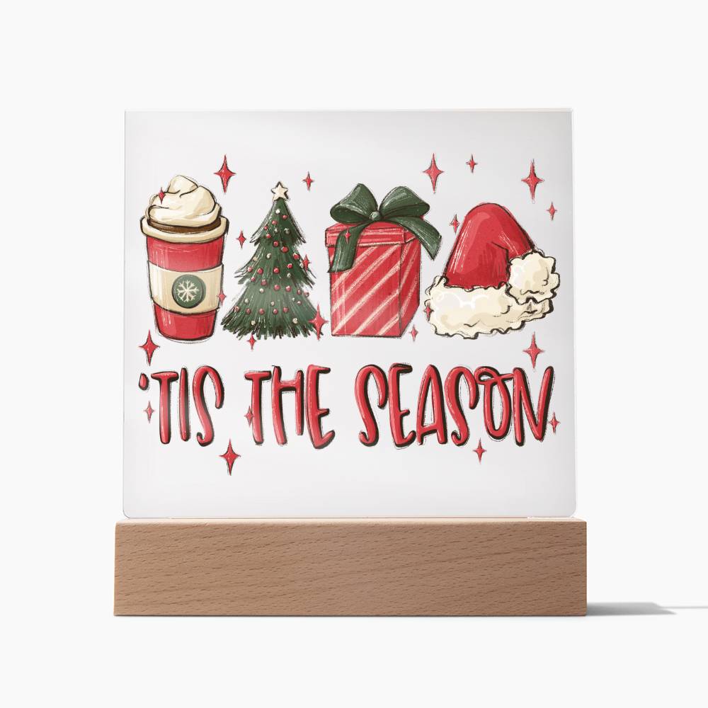 Christmas Acrylic Plaque - Tis The Season