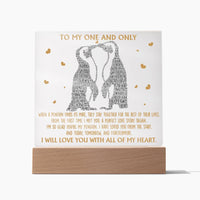 Load image into Gallery viewer, Soulmate Acrylic Plaque - Perfect Love Story
