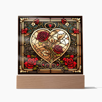 Load image into Gallery viewer, Soulmate Heart - Acrylic Square Plaque
