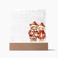 Load image into Gallery viewer, My Love Acrylic Plaque - Your Hand

