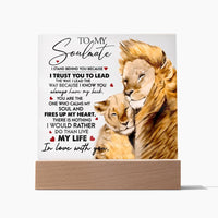 Load image into Gallery viewer, Soulmate Acrylic Plaque - I Trust You
