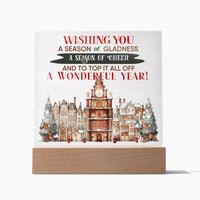 Load image into Gallery viewer, Christmas Acrylic Plaque - Season Gladness
