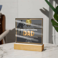 Load image into Gallery viewer, Super Dad Award - Acrylic Plaque

