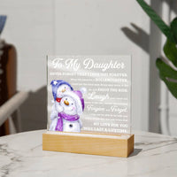 Load image into Gallery viewer, Daughter Acrylic Plaque - Enjoy the Ride
