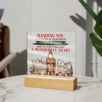 Load image into Gallery viewer, Christmas Acrylic Plaque - Season Gladness
