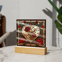 Load image into Gallery viewer, Soulmate Heart - Acrylic Square Plaque
