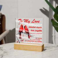 Load image into Gallery viewer, My Love Acrylic Plaque - Cherished Chapter
