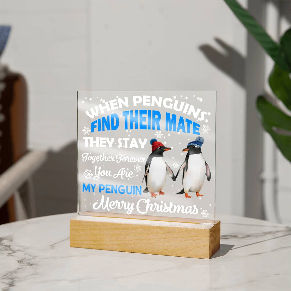 Christmas Acrylic Plaque - Together Forever