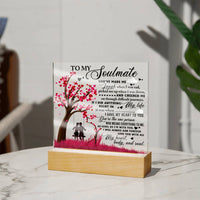 Load image into Gallery viewer, Soulmate Acrylic Plaque - I&#39;m With You
