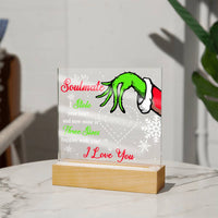 Load image into Gallery viewer, Soulmate Christmas Acrylic Plaque - I Stole Your Heart
