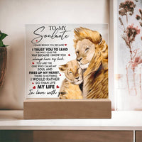 Load image into Gallery viewer, Soulmate Acrylic Plaque - I Trust You
