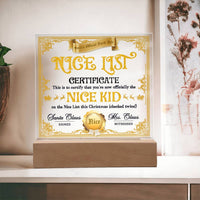 Load image into Gallery viewer, Christmas Acrylic Plaque - Nice List
