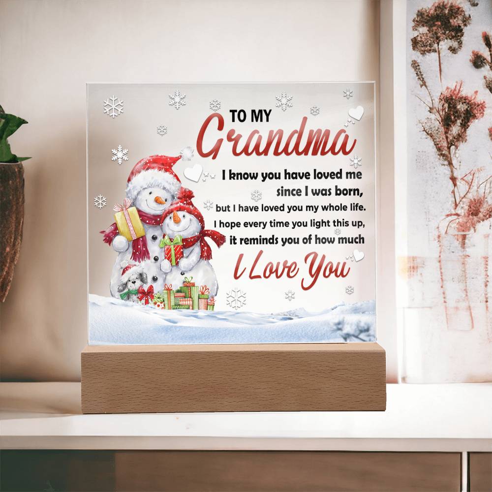 Grandma Acrylic Plaque - Whole Life