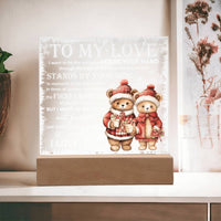 Load image into Gallery viewer, My Love Acrylic Plaque - Your Hand
