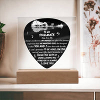Load image into Gallery viewer, Soulmate Acrylic Plaque - Forever and Always
