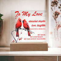 Load image into Gallery viewer, My Love Acrylic Plaque - Cherished Chapter
