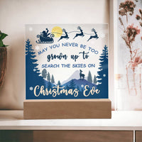 Load image into Gallery viewer, Christmas Eve - Acrylic Square Plaque
