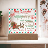 Load image into Gallery viewer, Daughter Acrylic Plaque - Your Voice
