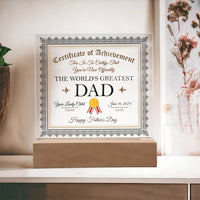 Load image into Gallery viewer, World&#39;s Greatest Dad - Acrylic Plaque
