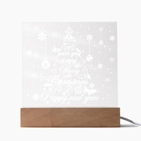 Load image into Gallery viewer, Christmas Tree - Acrylic Square Plaque
