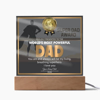 Load image into Gallery viewer, Super Dad Award - Acrylic Plaque
