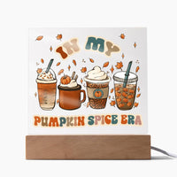 Load image into Gallery viewer, In My Pumpkin Spice Era - Acrylic Square Plaque
