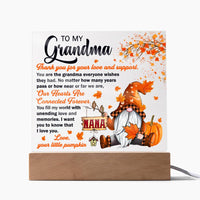 Load image into Gallery viewer, To My Grandma - Love And Support - Acrylic Square Plaque
