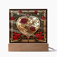 Load image into Gallery viewer, Soulmate Heart - Acrylic Square Plaque
