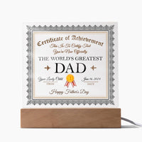 Load image into Gallery viewer, World&#39;s Greatest Dad - Acrylic Plaque
