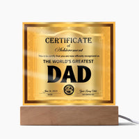Load image into Gallery viewer, Dad Acrylic Plaque - Officially Recognized
