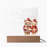 Load image into Gallery viewer, My Love Acrylic Plaque - Your Hand
