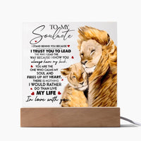 Load image into Gallery viewer, Soulmate Acrylic Plaque - I Trust You
