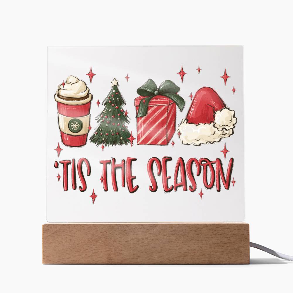 Christmas Acrylic Plaque - Tis The Season