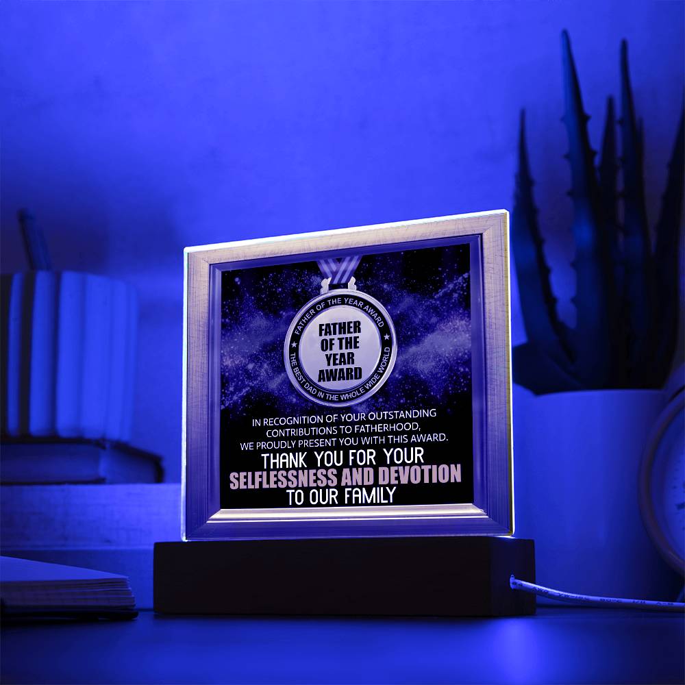 Dad Of The Year Award - Acrylic Plaque