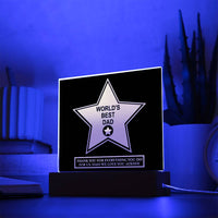 Load image into Gallery viewer, World&#39;s Best Dad - Acrylic Plaque
