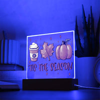 Load image into Gallery viewer, Tis The Season - Fall Acrylic Square Plaque
