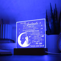 Load image into Gallery viewer, Soulmate Acrylic Plaque - Most Beautiful Thing
