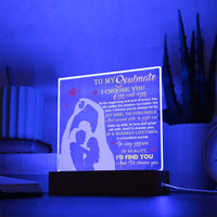 Load image into Gallery viewer, Soulmate Acrylic Plaque - By My Side
