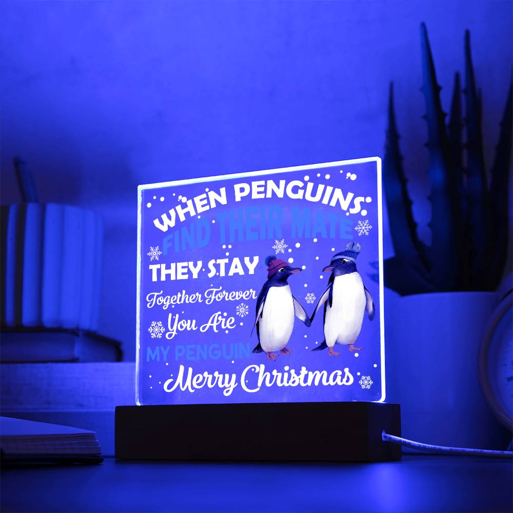 Christmas Acrylic Plaque - Together Forever